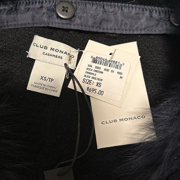 Club Monaco Cashmere Cardigan - Picture 4 of 4